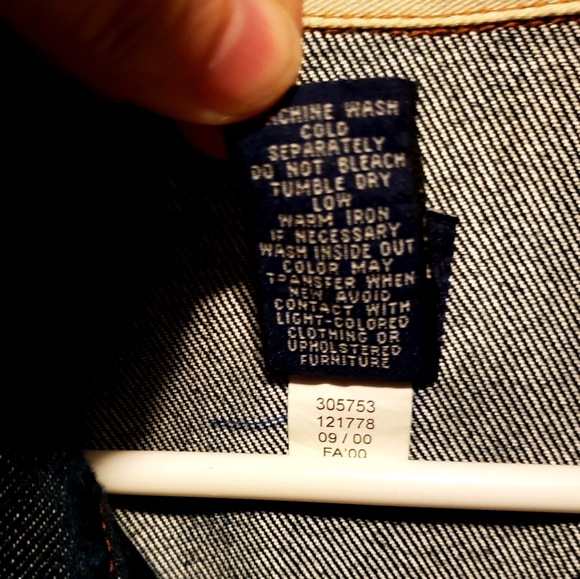 GONE Gap Womans Jean Jacket - Sz L - Picture 4 of 4